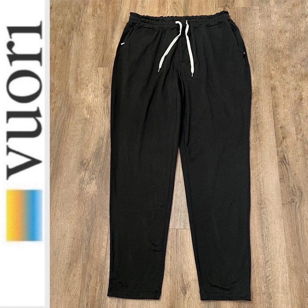 Vuori Ponto Performance Pant 30" Black Heather Style V418 Size XL